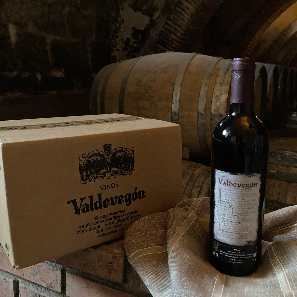 [vino_joven_6] Vino Valdevegón crianza (caja de 6 botellas)